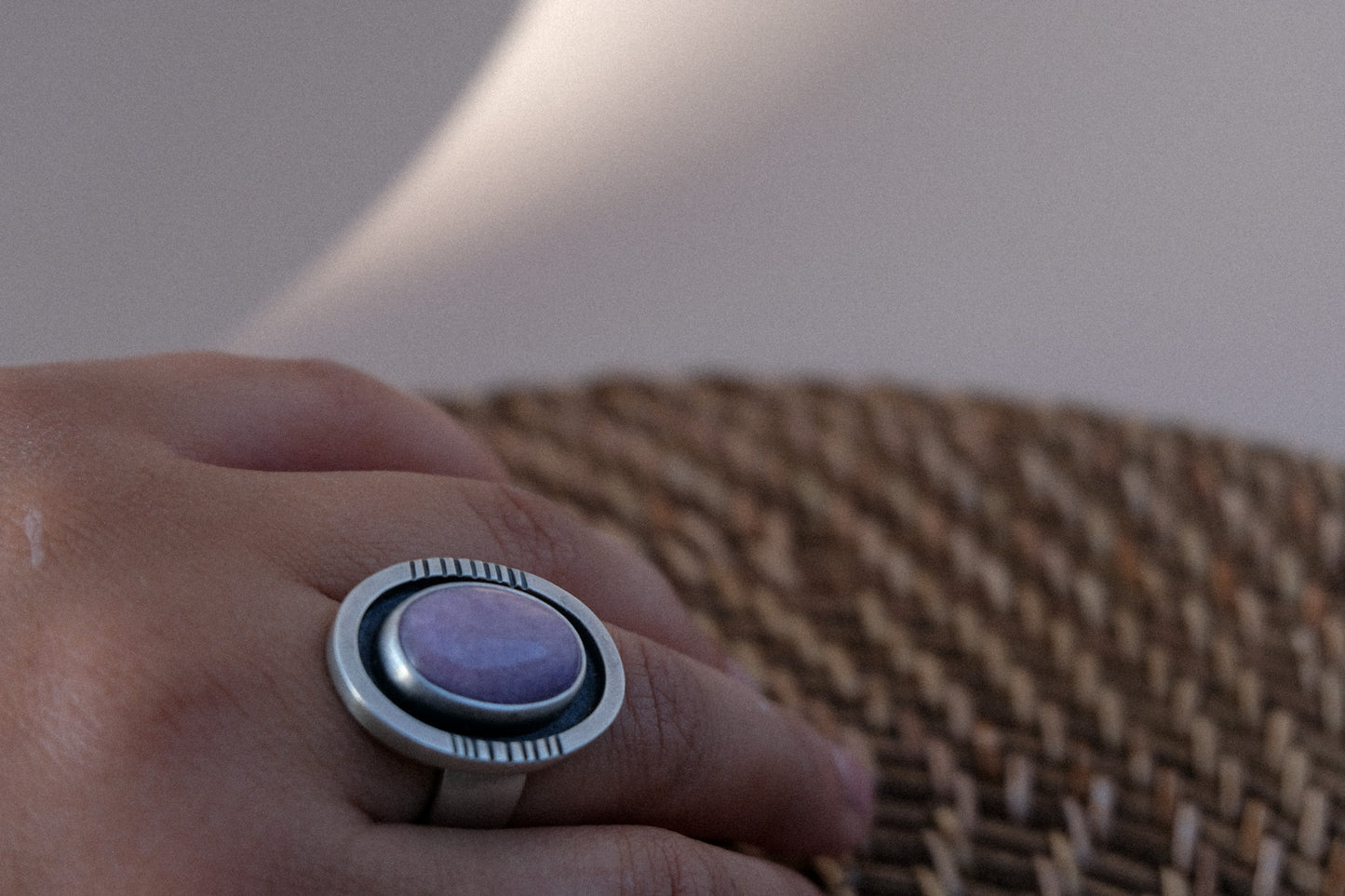 Chalcedony Statement Ring || 8
