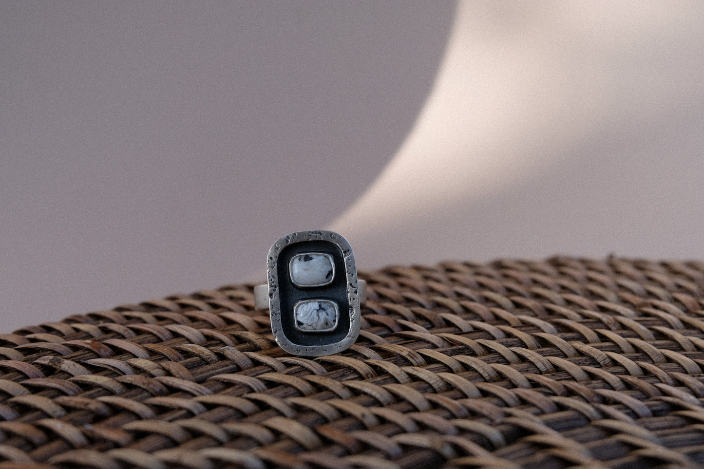 White Buffalo Twin Ring || 7.5