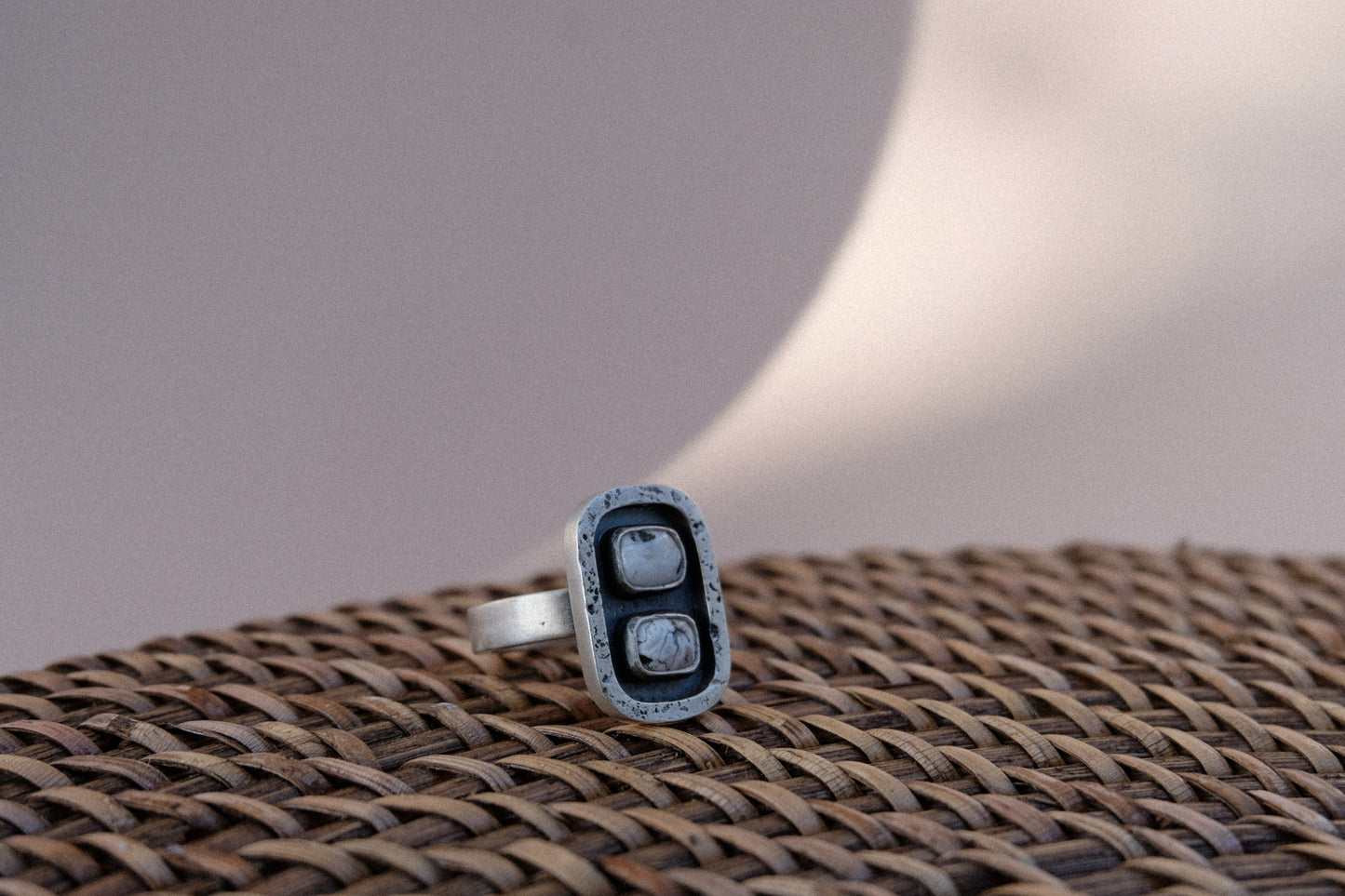 White Buffalo Twin Ring || 7.5