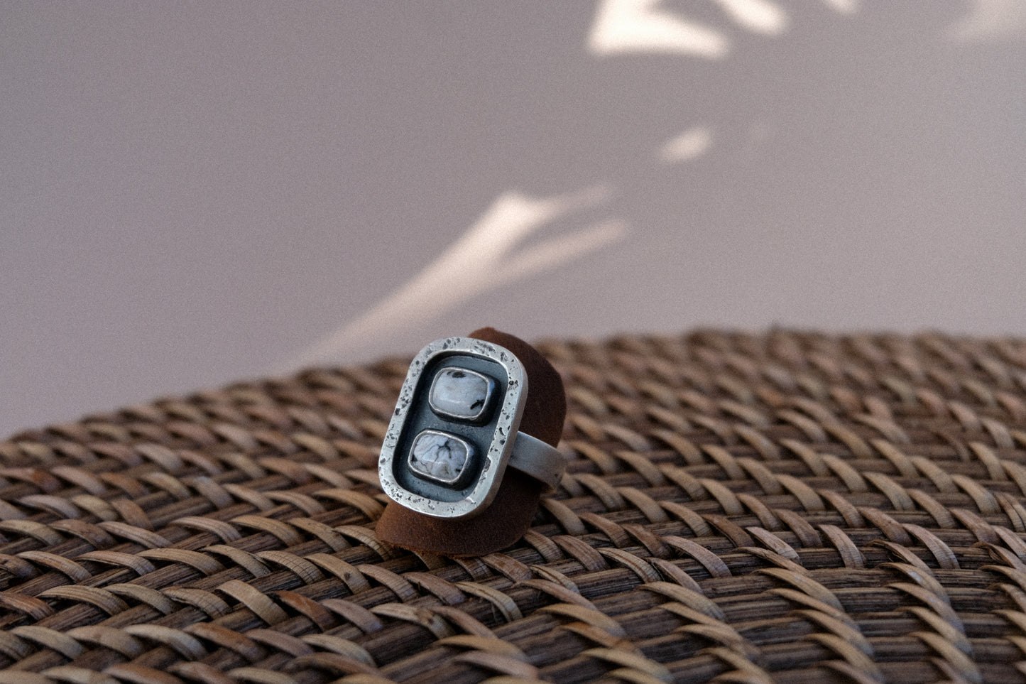 White Buffalo Twin Ring || 7.5