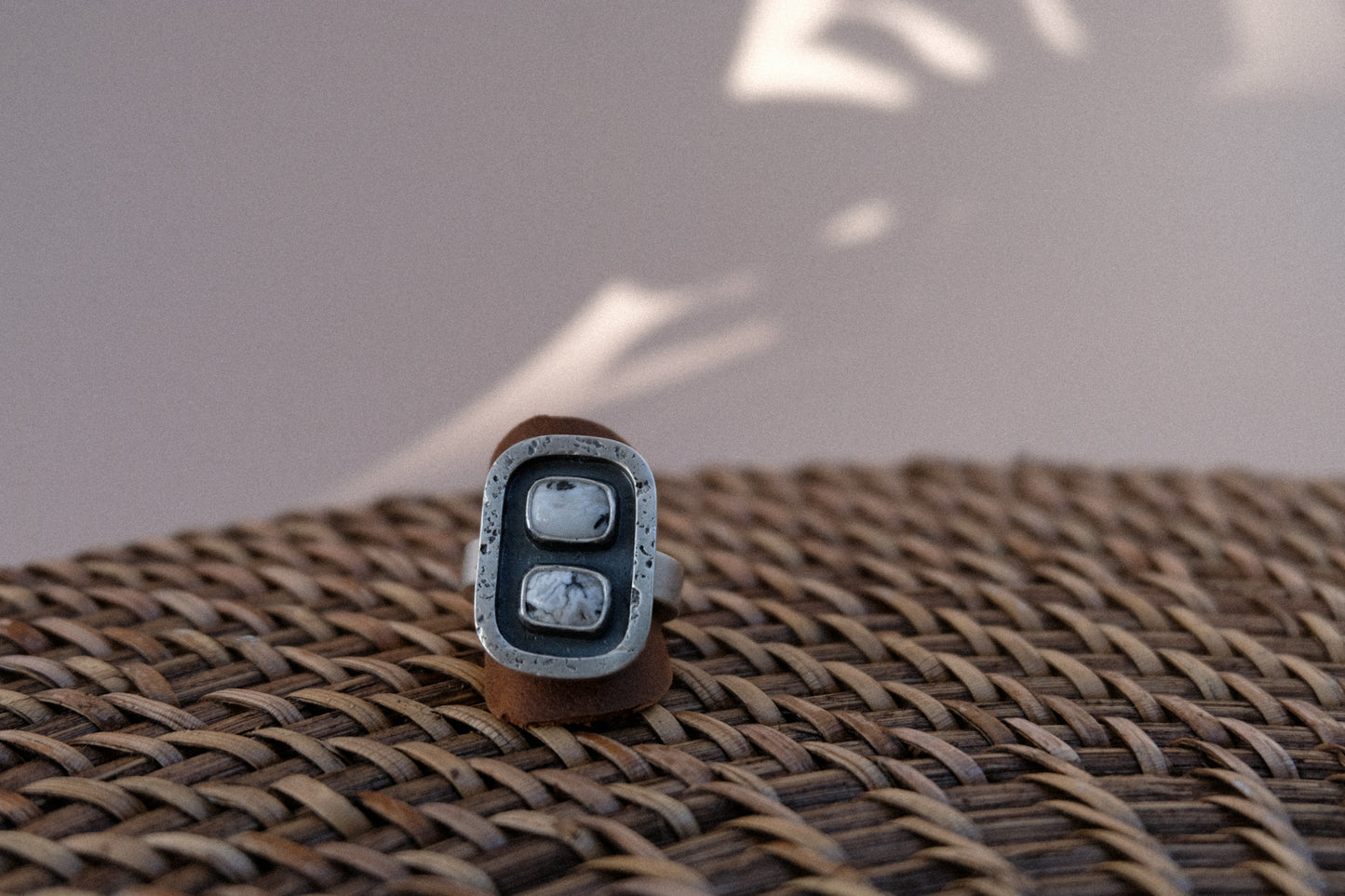 White Buffalo Twin Ring || 7.5