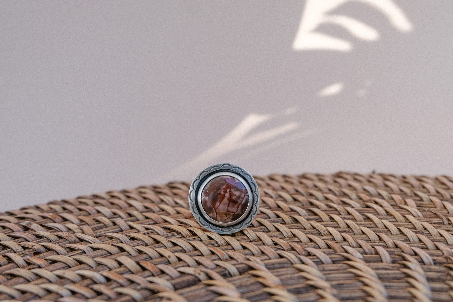 Red Falcon Statement Ring || 7.5