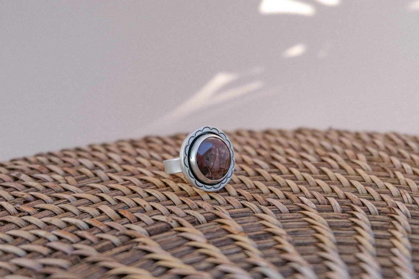 Red Falcon Statement Ring || 7.5