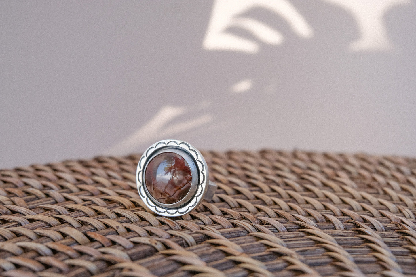 Red Falcon Statement Ring || 7.5