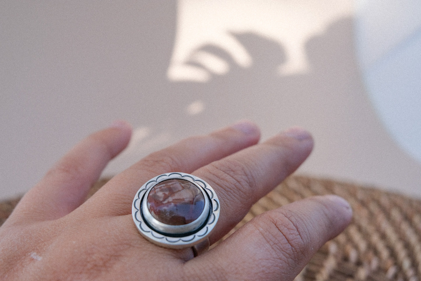 Red Falcon Statement Ring || 7.5