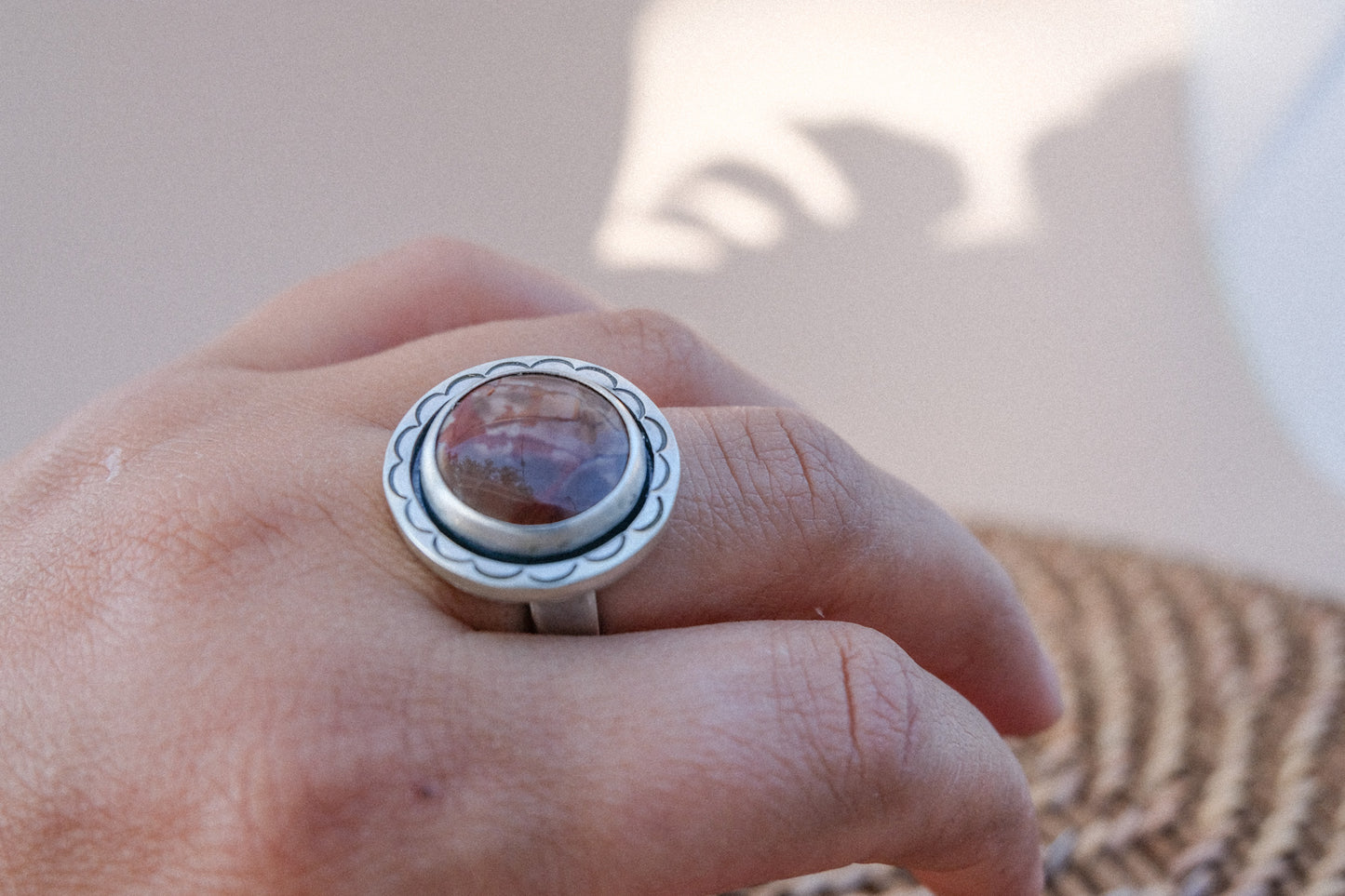 Red Falcon Statement Ring || 7.5