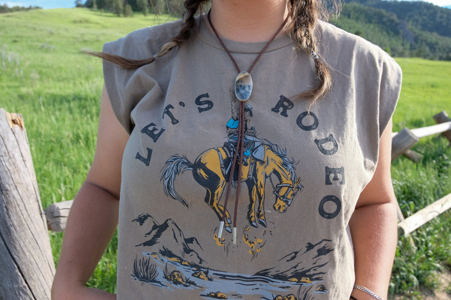 Montana Agate Bolo
