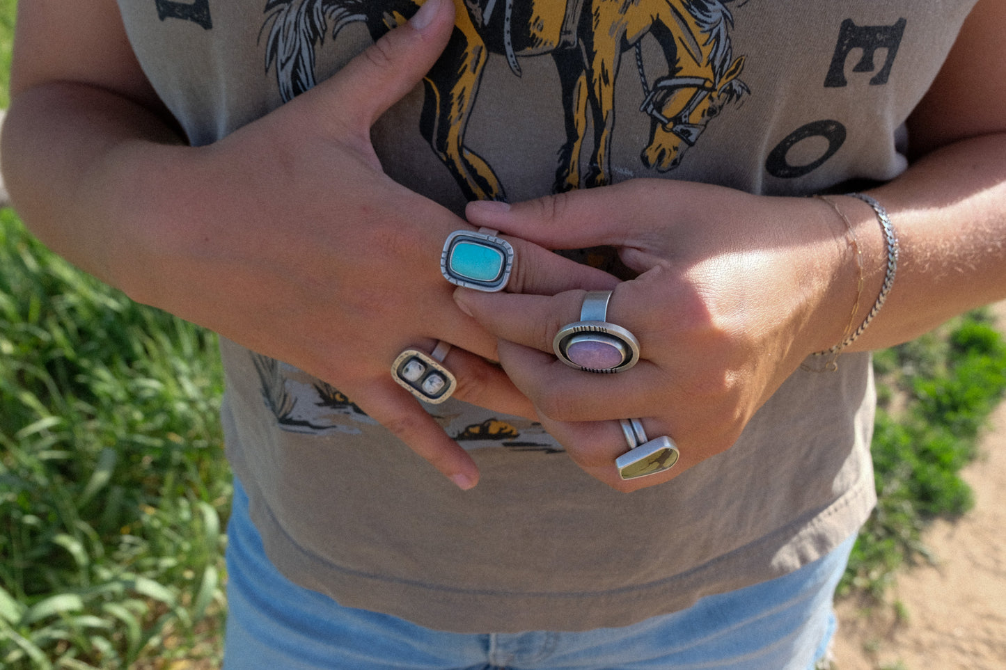 Chalcedony Statement Ring || 8