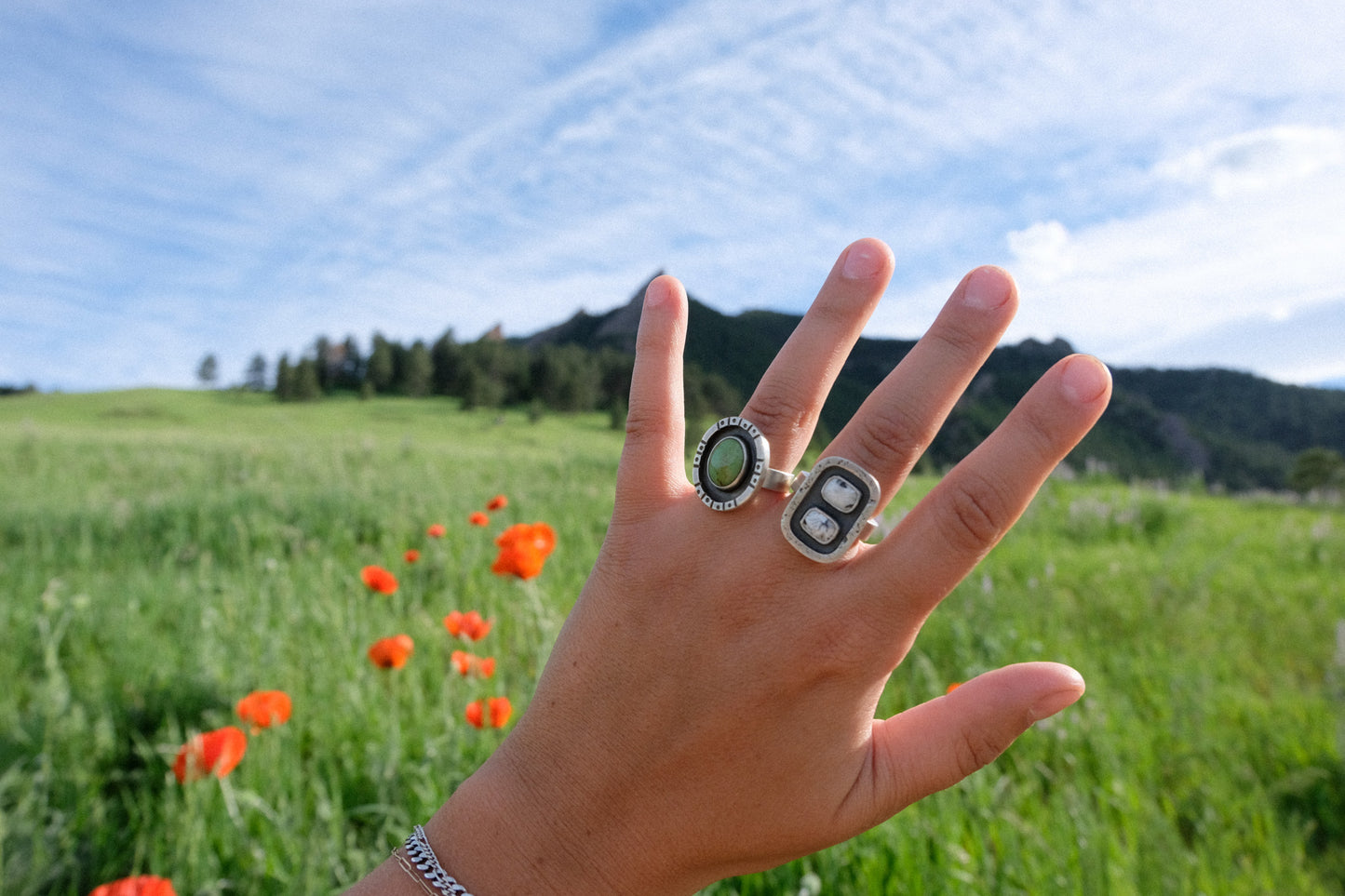 White Buffalo Twin Ring || 7.5