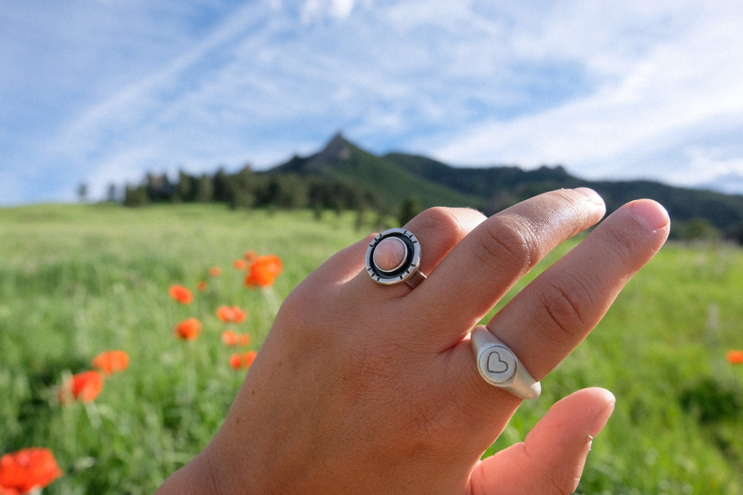 Pink Opal Ring || 6.5