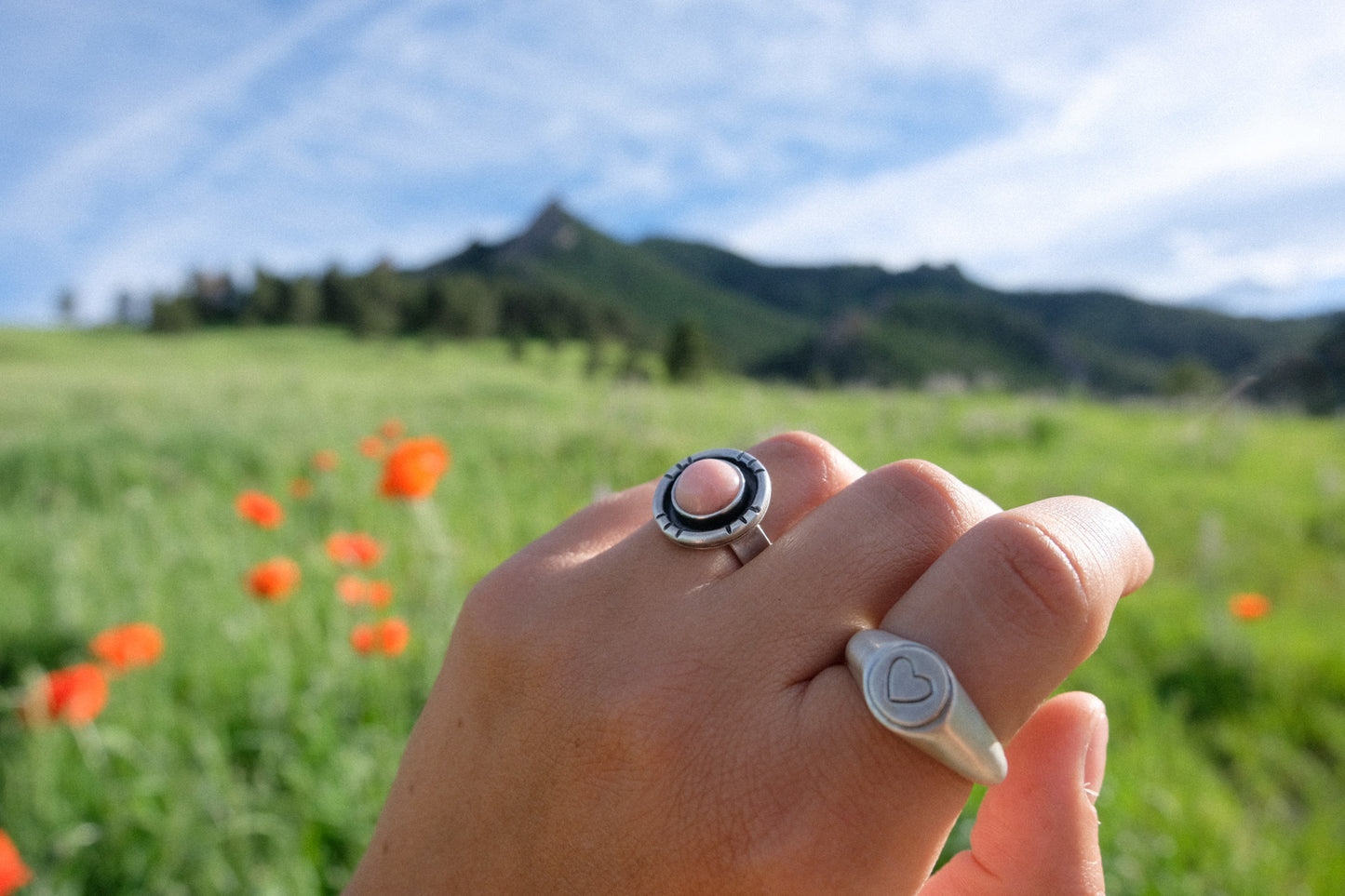 Pink Opal Ring || 6.5