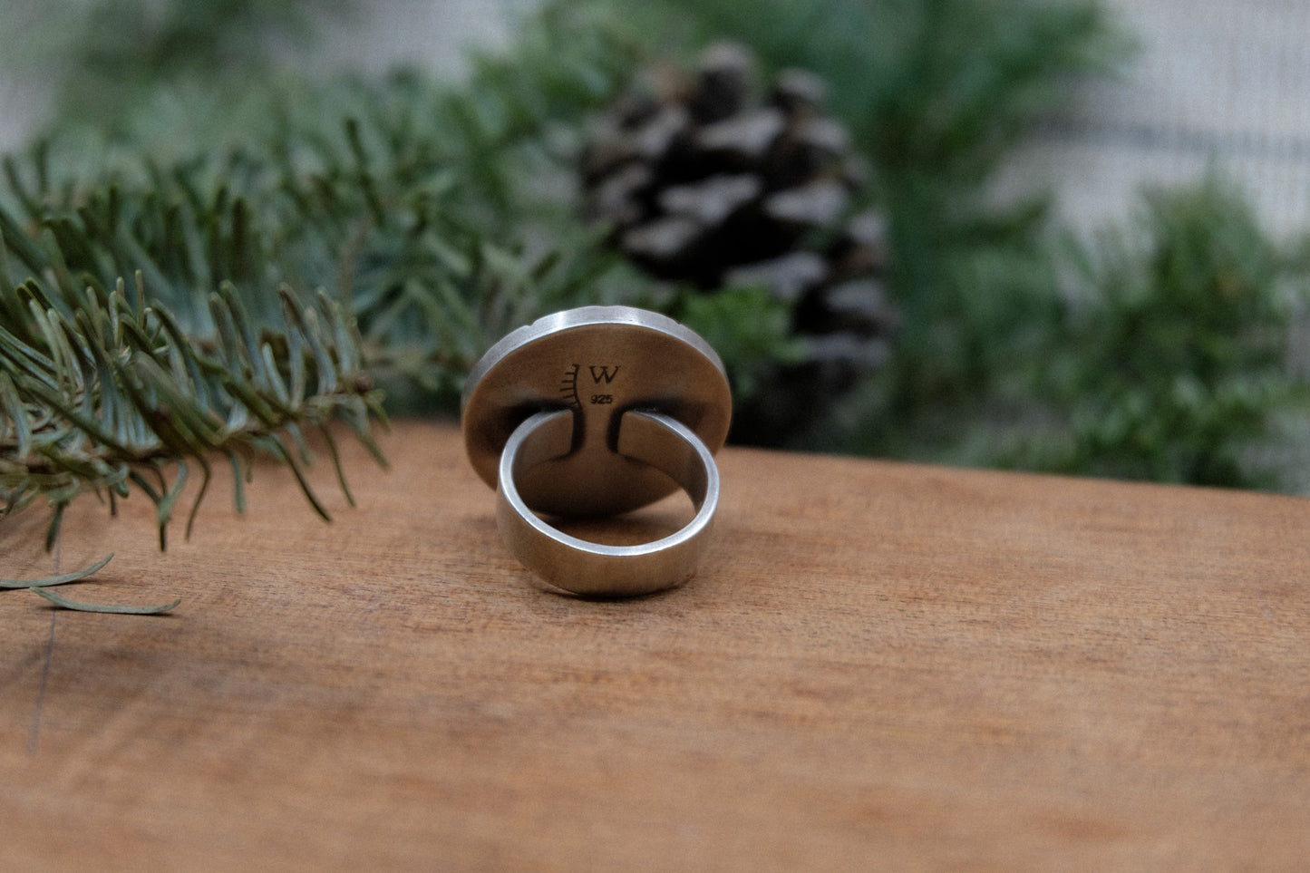 Shadowbox Turquoise Ring || Size 7