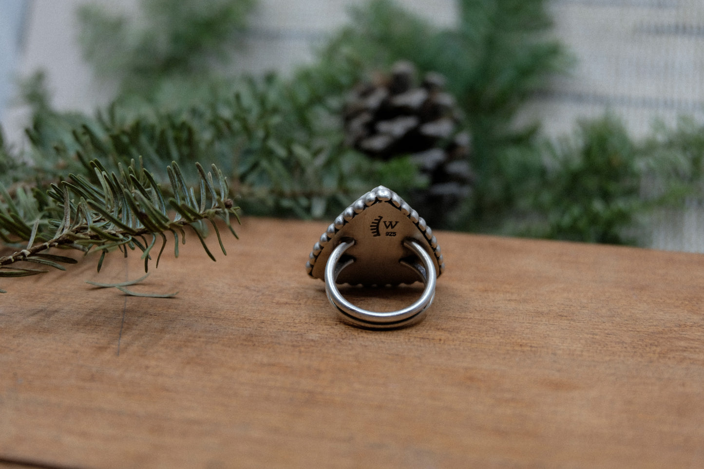 Statment Jasper Ring || Size 7.5