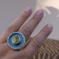 Turquoise Shadowbox Ring || 7