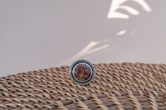 Red Falcon Statement Ring || 7.5