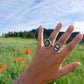 White Buffalo Twin Ring || 7.5