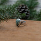 Teardrop Variscite Ring || Size 7