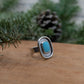 Rectangle Turquoise Ring #2 || Size 8