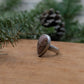 Teardrop Jasper Ring || Size 7