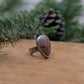 Teardrop Jasper Ring || Size 7