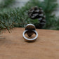 Teardrop Jasper Ring || Size 7