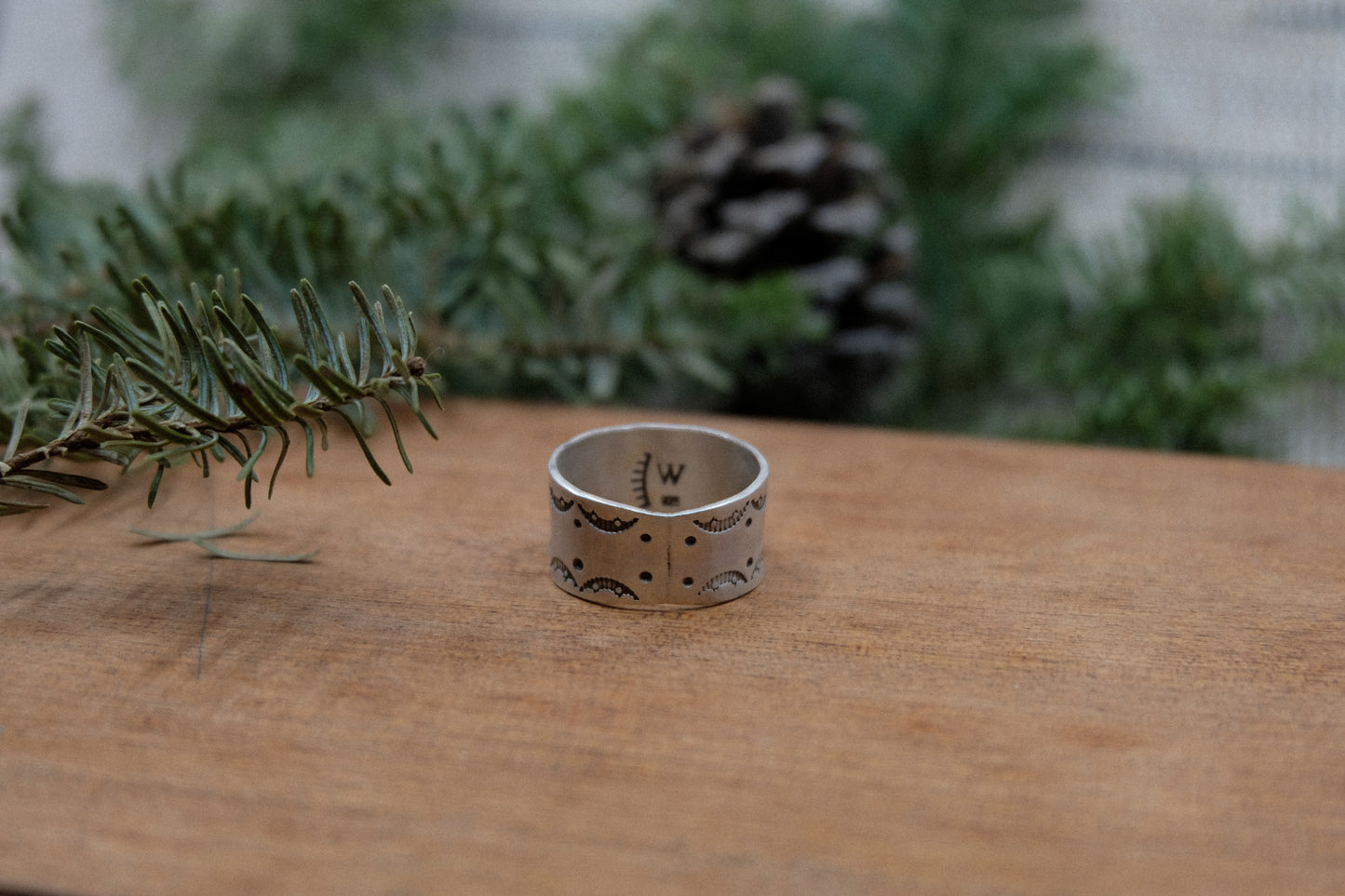 Turquoise Wide Band Ring #1 || Size 9.5