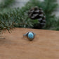 Turquoise Signet Ring #2 || Size 7.25