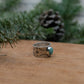Turquoise Wide Band Ring #2 || Size 7