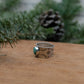 Turquoise Wide Band Ring #2 || Size 7