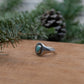 Turquoise Signet Ring #3 || Size 7.5
