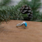 Turquoise Signet Ring #4 || Size 8