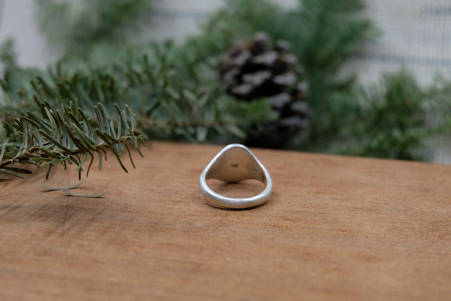 Turquoise Signet Ring #4 || Size 8