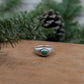 Turquoise Signet Ring #5 || Size 8