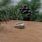 Turquoise Signet Ring #5 || Size 8
