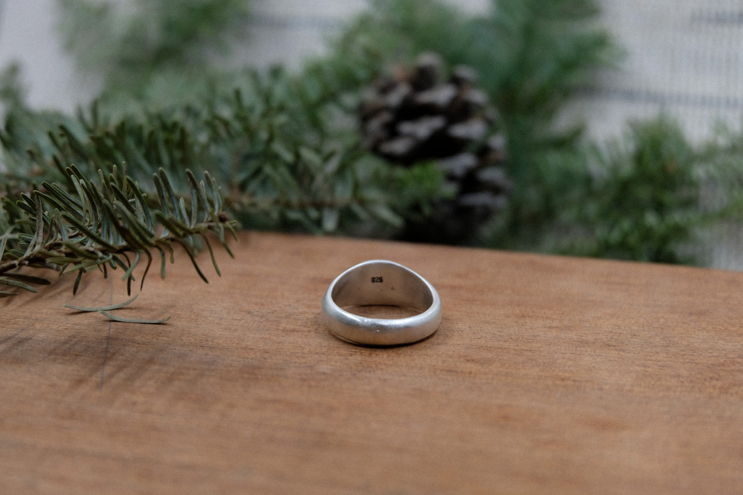 Turquoise Signet Ring #5 || Size 8