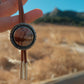 Red Falcon Round Bolo