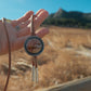 Red Falcon Round Bolo